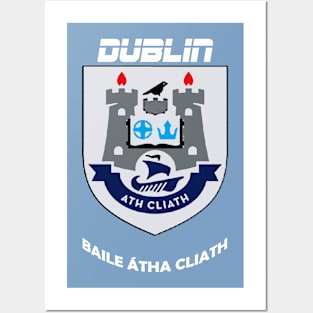 County Dublin Ireland Crest Posters and Art